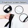 150 Inch Projector Screen 16:9 Foldable Anti-Crease Portable Projector Movies Screens, for Home Theater Outdoor Indoor(159X90CM/72in) view 2