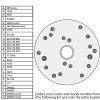 YLHHWVY Universal Router Base Plate 6.5-1/4 Inch Acrylic Clear Router Table Base Plate with Centering Pin Screws and Multiple PreDrilled Holes view 3