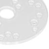 YLHHWVY Universal Router Base Plate 6.5-1/4 Inch Acrylic Clear Router Table Base Plate with Centering Pin Screws and Multiple PreDrilled Holes view 4