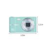 4k Digital Camera Green Travel Camera Compact Pocket Camera Vlog Camera Vintage Digital Camera Vlogging Camera for Photography with 32G Card,50 Mp, 16x Digital Zoom, 2.4in LCD Screen, No Shaking view 2