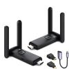 Wireless HDMI Transmitter and Receiver 4k, Plug and Play Portable Extender, HDMI Wireless Supports 2.4/5GHz, Used for Streaming Video, Audio, Files from laptops/TV Boxes/projectors to Monitors view 1