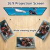 60 Inches Projector Screen, 16:9 Foldable Portable Outdoor Projector Screen for Movie Home Theater Yard Travel(330x187CM/150in) view 2