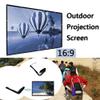 150 Inch Washable Projector Screen, Foldable 16:9 Hanging Movie Screen, for Home Theater Outdoor Indoor(132x75CM/60in) view 3