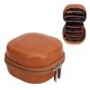 Camera Filter Bag, 8 Pockets Hard Shell Lens Filter Bag, Water & PU Leather Camera Filter Pouch for 95mm Filters view 1