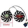 1LOT T129215BU PLD10010S12HH FDC10U12S9-C RX 5700 XT GPU Fan Compatible with RX 5700 5600 5500XT Video Card Cooling Fan(PLD10010S12HH) view 3