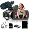 Weochi Video Camera Camcorder HD 4K 48MP Digital Cameras Recorder for YouTube TikTok 3 Inch 270 Degree Rotation Screen 18X Zoom Vlogging Camcorders for Kids,Teens,Students,Beginners,Elders view 1