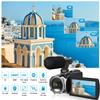 Weochi Video Camera Camcorder HD 4K 48MP Digital Cameras Recorder for YouTube TikTok 3 Inch 270 Degree Rotation Screen 18X Zoom Vlogging Camcorders for Kids,Teens,Students,Beginners,Elders view 2