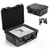 Starlink Mini Case, IP67 Waterproof Hard Case Precision Cut Foam For Starlink Mini, Kickstand, Pipe Adapter, Power Supply, Cables, Outdoor, Travel, Camping view 1