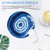 Mouses Pad Computer Mouses Mat Round Cute Mouses Pad with Design Non-Slip Desk Pad Laptop Desk Tie-dye Blue Mat for Office Home Gaming Working view 4
