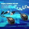 QANYEGN 4Pcs HD Video Transmitter, RJ45 Video Balun Transceiver, HD BNC Video Power Balun Transceiver for Industrial Connector view 2