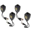 QANYEGN 4Pcs HD Video Transmitter, RJ45 Video Balun Transceiver, HD BNC Video Power Balun Transceiver for Industrial Connector view 4