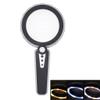 JSEIAJB LED Lights with Warm and Cold Light, Elderly Reading and Maintenance Acrylic Magnifying Glass(D) view 4