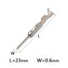 DEVFGTQA 50/100/200/500 Pcs Car Terminal G5 Crimp Terminals Replcement Pins of 928918-1 Male Terminals 61131393723 61131383776(50 pcs) view 2