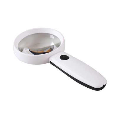 JSEIAJB Charging Handheld LED Reading and Maintenance High-Power Magnifying Glass with Light
