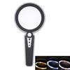 JSEIAJB LED Lights with Warm and Cold Light, Elderly Reading and Maintenance Acrylic Magnifying Glass(D) view 4