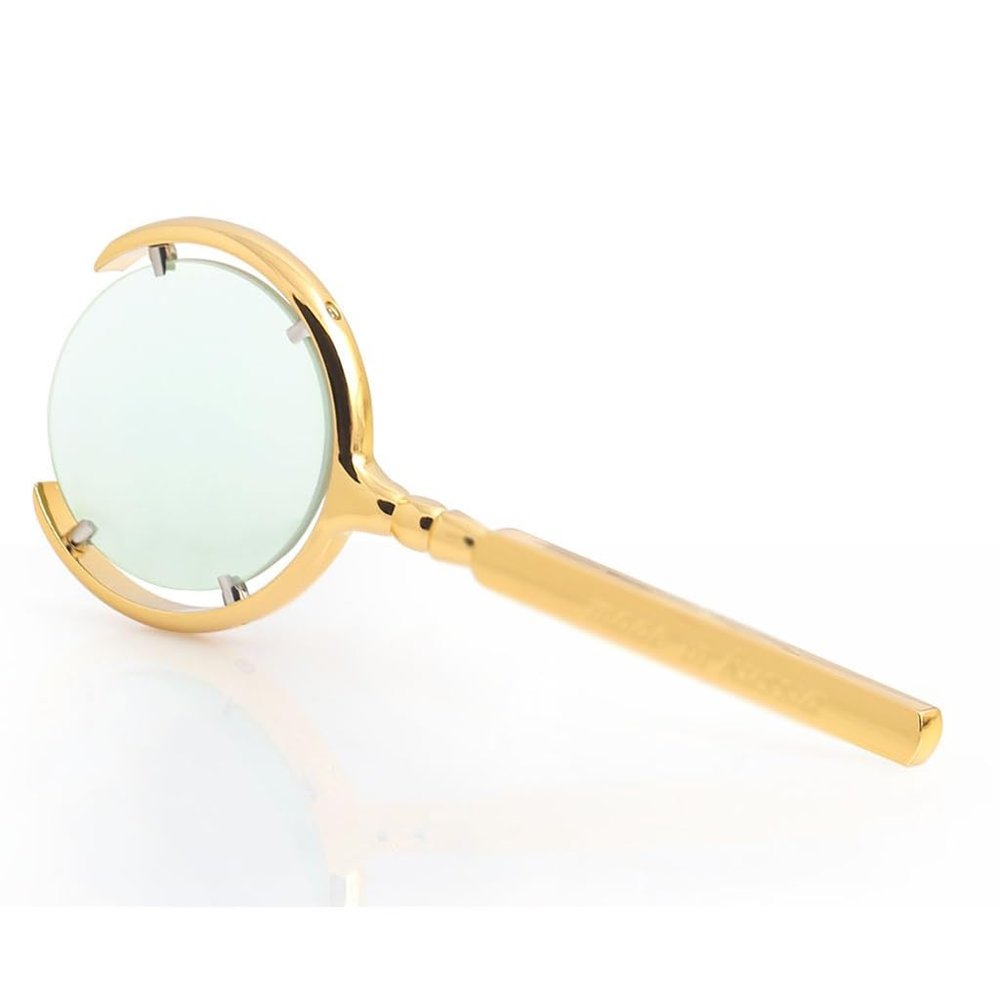 JSEIAJB Handheld Magnifier Magnifier Reading Magnifying Glass for Reading Book Inspection Coins Map(White-Dinosaur Doodle4)