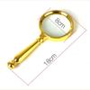 JSEIAJB Large Lens Handheld Magnifier Magnifier Reading Map Newspaper Handle Magnifying Glass(White-Patch Five-Pointed star4) view 4