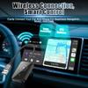 Wirelesss Adapter, 10 Meters Range Plug and Play 5.0GHz Fast Transmission with Voice Control Capabilities, Compatible with Over 98% Car for iOS, Only Suitable for iOS, ABS (Black) view 4