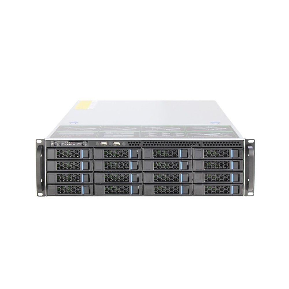 Boartechs Stable Huge Storage 16 Bays 3U Hotswap Rack Case NVR NAS Server Chassis L=560mm Support Max 12 * 10.5" ATX Mainboard Option USB3.0(6GB SAS SGPIO)