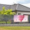 Small Banner Wall Hanging Backdrop Banner Large Party Banner Sign Pink Hot Air Balloon Poster Party Backdrops for New Year Graduation Wedding Birthday Party Decor view 3