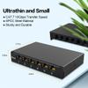 Enmane 6 Port Patch Panel 0.5U CAT7 Keystone Patch Panel for Desk Mount Home Ethernet Termination Box (EM-0.5U CAT7) view 2
