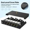 Enmane 6 Port Patch Panel 0.5U CAT7 Keystone Patch Panel for Desk Mount Home Ethernet Termination Box (EM-0.5U CAT7) view 4