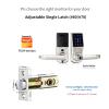 KIEEQGAK Fingerprint Electronic Door Lockwith WiFi TUYA App Digital Safe Keypad Remote Unlock for Home and Hotel Security Smart Lock(A290TY Satin Nickle) view 2