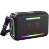 ZEALOT 120W Bluetooth Speaker, Wireless Speakers IPX6 Waterproof Loud Bluetooth Subwoofer Speaker with LED Light, 40H Playtime, Custom EQ, Portable Wireless Stereo Paired Speakers for Outdoor, Party view 1