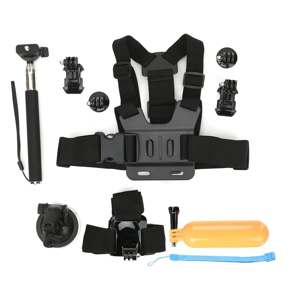 6 in 1 Action Camera Accessories Kit Universal for 7 5 6 Sports Cameras, for Boating, Fishing, Hiking, Cycling, Skiing, etc.