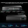 18 Port Gigabit PoE Switch, 16 Ggiabit PoE+, 2 GE Uplink, IEEE802.3af/at Max 250W, YuLinca Unmanaged Plug&Play Desktop Rackmount Ethernet Switch view 4