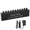 ANKROYU HAM HP10 Audio Distributor, Aluminum Alloy Magnifier Stereo Audio Distribution Splitter, 10 Channel Audio Splitter for Recording Studios Bands view 1