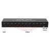 ANKROYU HAM HP10 Audio Distributor, Aluminum Alloy Magnifier Stereo Audio Distribution Splitter, 10 Channel Audio Splitter for Recording Studios Bands view 2