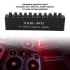 ANKROYU HAM HP10 Audio Distributor, Aluminum Alloy Magnifier Stereo Audio Distribution Splitter, 10 Channel Audio Splitter for Recording Studios Bands view 3