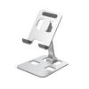 Universal All Aluminum Alloy Foldable Desk Phone Holder Mount Stand for Mobile Phone Holder Tablet Desktop Metal Holder(Sliver) view 1