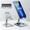 Universal All Aluminum Alloy Foldable Desk Phone Holder Mount Stand for Mobile Phone Holder Tablet Desktop Metal Holder(Sliver) view 2