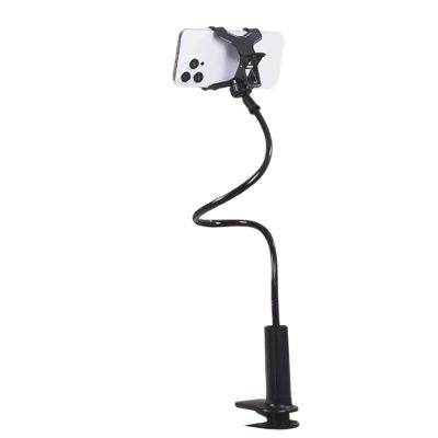 Universal Mobile Phone Stand Adjustable Lazy Stand Rotatable Bedside Stand Desktop Live Streaming Selfies Accessories(Black)