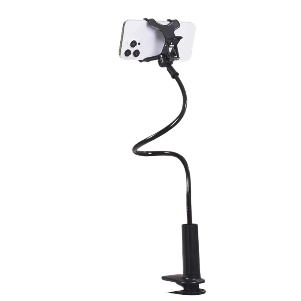 Universal Mobile Phone Stand Adjustable Lazy Stand Rotatable Bedside Stand Desktop Live Streaming Selfies Accessories(Black)