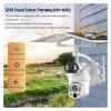 QDVOPHZA WiFi PTZ Motion Detection Tracking IP Cam 10MP 99X Optical Zoom Dual Screen Security Solar Camera Wireless Outdoor Surveillance(10MP WiFi Camera 128) view 2