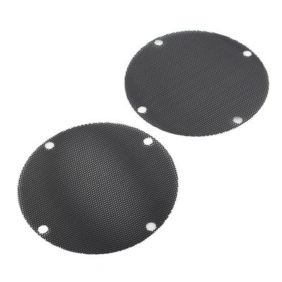 Bacar 2 PCS Motorcycle Iron Mesh Speaker Grills, Rear Speaker Grille Cover for Harley for Touring FLHTCSE, EFI FLHTCI, FLHTC, EFI FLHTI, FLHT, FLHXXX, Black