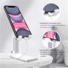 Desk Mobile Phone Holder Stand Adjustable Desktop Tablet Holder Universal Table Cell Phone Stand(Black) view 4