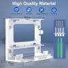 2 in 1 Router Mount for Starlink Gen 3, All in One Star Link V3 Mesh Router and Power Supply Mounting Kit, Space Saving, Cable Storage, ABS, Linkoostar Star Link Standard Router Mount Ideal for Home view 2