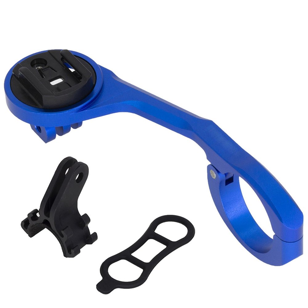 CZMYCBG Bike Computer Mount, Bike GPS Computer Camera Light Mount Holder, Universal Bike Computer Mount for GPS Devices and Action Cameras(CATEYE Blue)