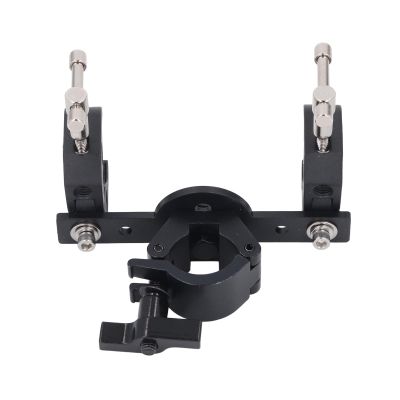 Secure Rectangular Satellite Mount Clamp for V2 V3 Mini Internet Kit, Non Slip RV Ladder Guardrail Mounting Accessory with Clamping Mechanism