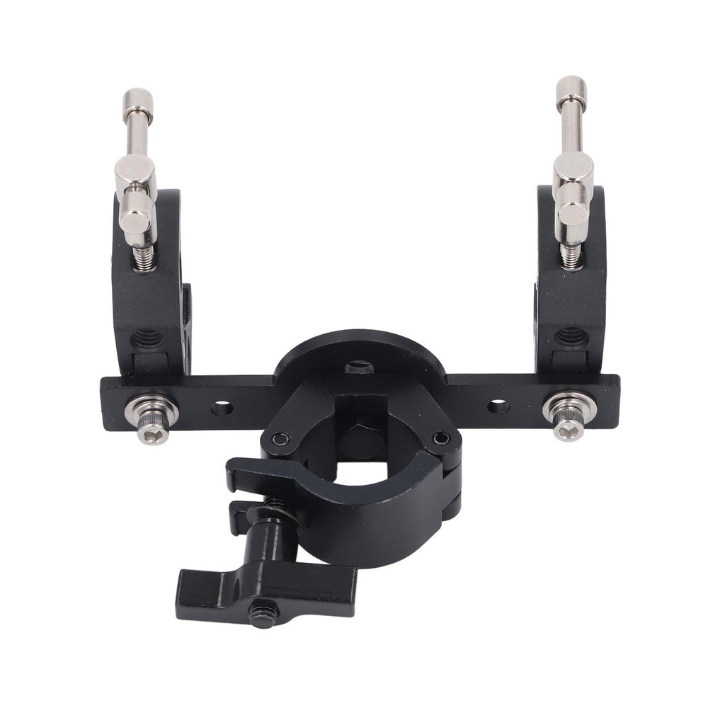 Secure Rectangular Satellite Mount Clamp for V2 V3 Mini Internet Kit, Non Slip RV Ladder Guardrail Mounting Accessory with Clamping Mechanism
