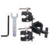 Secure Rectangular Satellite Mount Clamp for V2 V3 Mini Internet Kit, Non Slip RV Ladder Guardrail Mounting Accessory with Clamping Mechanism view 2