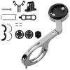 CZMYCBG Bike Handlebar Extender Mount, Out Front Bicycle Computer Combo Mount, Aluminum Alloy Odometer Holder Flashlight Bracket(Gray) view 1