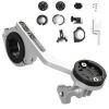 CZMYCBG Out-Front Bike Mount, Sport Bicycle Computer Handlebar Mount, Extended Bicycle Computer Mount for GPS Devices(Silver) view 1