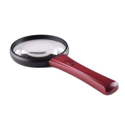 JSEIAJB Extra Large 4X Magnifying Glass with 4 Bright LED Lights Zoom Lens, [Upgraded] Adjustable Brightness Level Illunimated Magnifier for Reading Small, Aging Eyes Seniors & Hobbies(11 * 22.5cm)