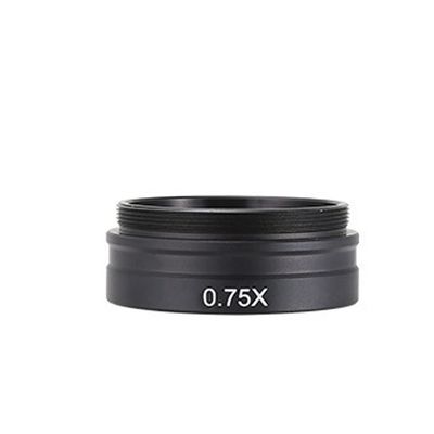 Microscope Kit M42 Barlow Lens 0.3X 0.5X 0.75X 1X 1.5X 2X Stereo Microscope Auxiliary Objective Lens with 48mm Thread Objectives Microscope Lens Adapters(0.75X)