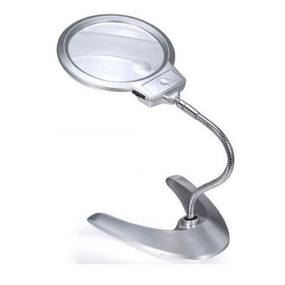 JSEIAJB Magnifying Glass with 36 Led Lamp Repair Old Man Reading Newspaper Big Magnified Diamond Antique